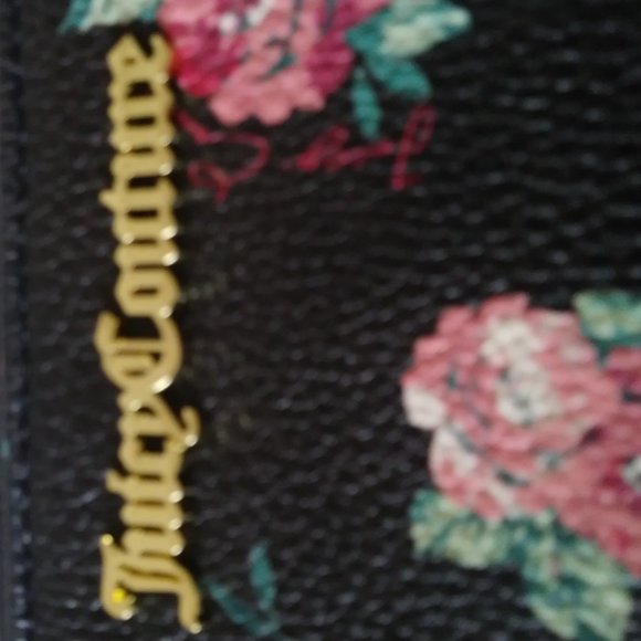 Juicy Couture Wristlet Black Rose - Picture 12 of 12